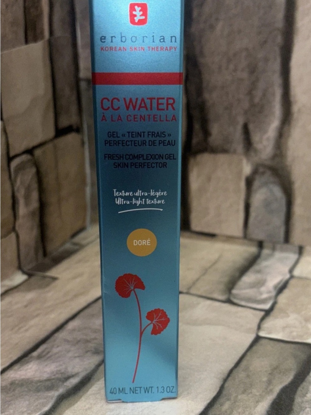 New Erborian CC Water with Centella Asiatica in the shade Doré (Golden) 1.3oz